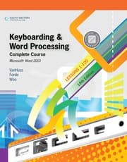 Tapa de Keyboarding & word processing