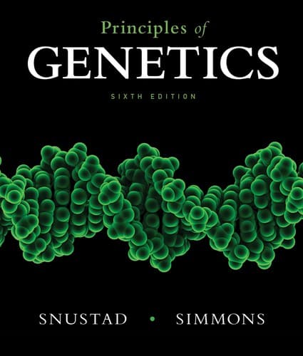 Tapa de Principles of genetics