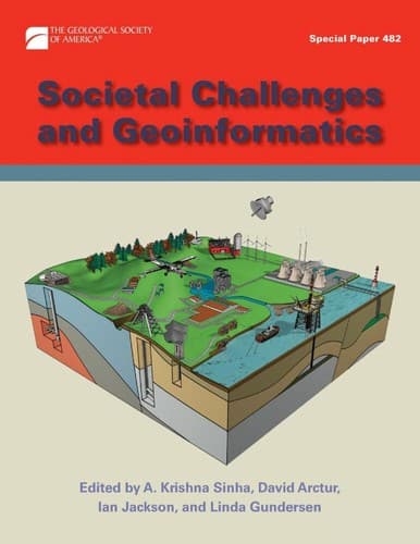 Tapa de Societal challenges and geoinformatics