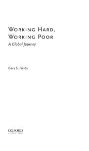Tapa de Working hard, working poor