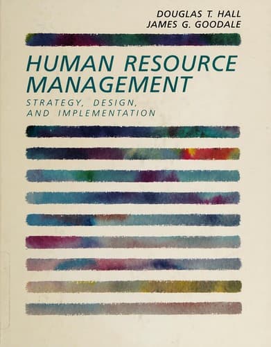 Tapa de Human resource management