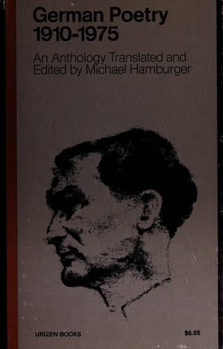 Tapa de German poetry, 1910-1975