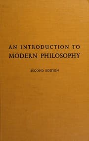Tapa de An introduction to modern philosophy in seven philosophical problems