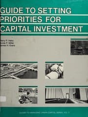 Tapa de Guide to setting priorities for capital investment
