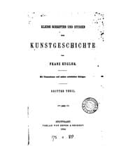 Tapa de Kleine Schriften und Studien zur Kunstgeschichte