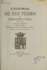 Tapa de Lágrimas de San Pedro