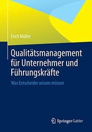 Tapa de Qualitätsmanagement für Unternehmer und Führungskräfte
