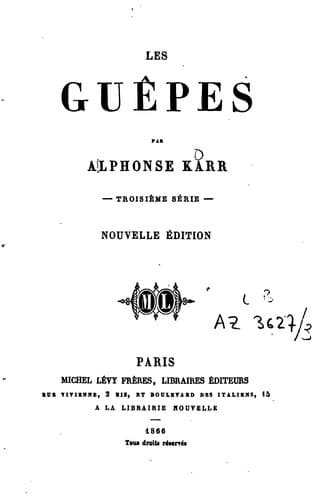 Tapa de Les guêpes