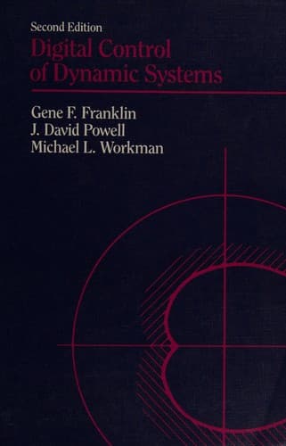 Tapa de Digital control of dynamic systems