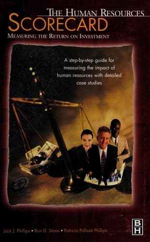 Tapa de The human resources scorecard