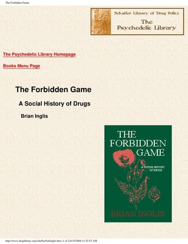 Tapa de The forbidden game