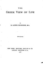 Tapa de The Greek View of Life