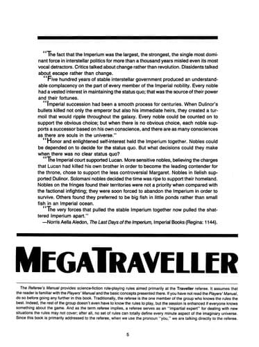 Tapa de Mega Traveller