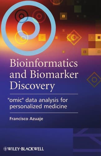 Tapa de Bioinformatics and biomarker discovery