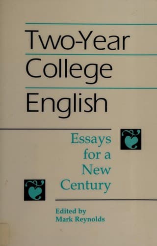 Tapa de Two-Year College English