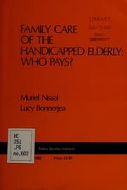 Tapa de Family care of the handicapped elderly