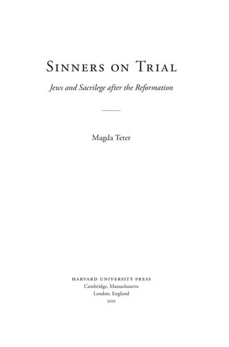 Tapa de Sinners on trial