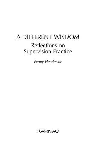 Tapa de A different wisdom