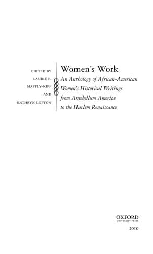 Tapa de Women's work