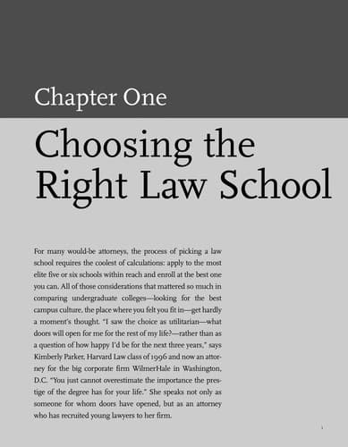 Tapa de Ultimate guide to law schools