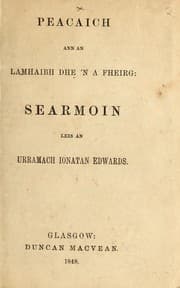 Tapa de Peacaich ann an lamhaibh Dhe 'n a fheirg
