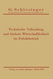 Tapa de Technische Vollendung und höchste Wirtschaftlichtkeit in Fabriken