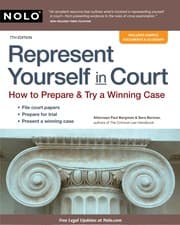 Tapa de Represent yourself in court