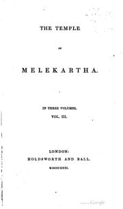 Tapa de The temple of Melekartha