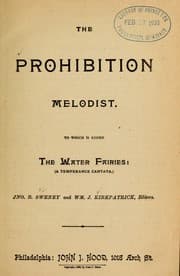 Tapa de Prohibition melodist