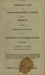 Tapa de Protestant poor a conservative element of society