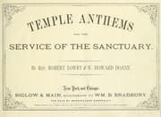 Tapa de Temple anthems for the service of the sanctuary