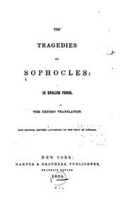 Tapa de The Tragedies of Sophocles: The Oxford Translation