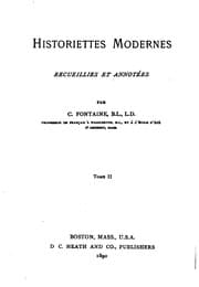 Tapa de Historiettes Modernes