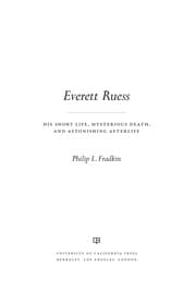 Tapa de Everett Ruess