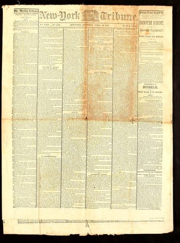 Tapa de New-York weekly tribune