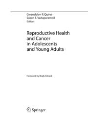 Tapa de Reproductive health and cancer in adolescents and young adults