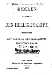 Tapa de Bibelen, eller den Hellige Skrift: indeholdende det Gamle og Nye Testamentes ..