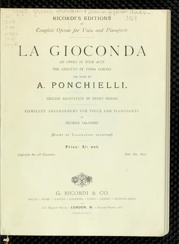 Tapa de La Gioconda