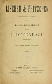 Tapa de Lischen et Fritzchen