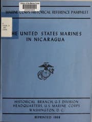 Tapa de The United States Marines in Nicaragua