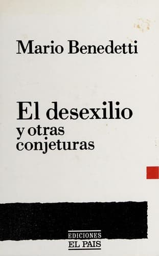 Tapa de El desexilio y otras conjeturas