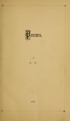 Tapa de Poems
