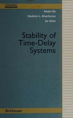 Tapa de Stability of time-delay systems