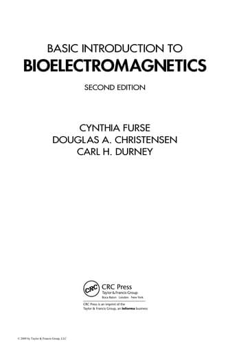 Tapa de Basic introduction to bioelectromagnetics.