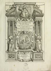 Tapa de I qvattro libri dell'architettvra di Andrea Palladio