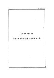 Tapa de Chambers's Edinburgh journal ...