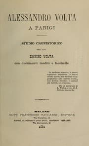 Tapa de Alessandro Volta a Parigi