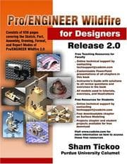 Tapa de Pro/ENGINEER Wildfire for Designers Release 2.0