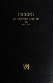 Tapa de De oratore libri tres