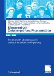Tapa de Klausurenbuch Zwischenpru fung Finanzanwa rter